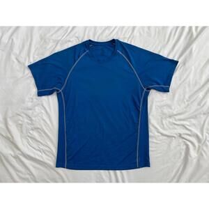 Adidas men’s size XL blue athletic short sleeved shirt
